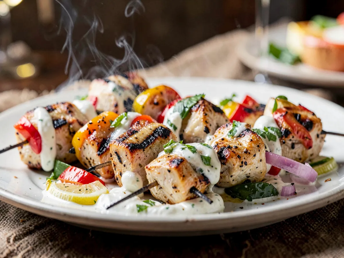 Grilled Chicken Kebabs