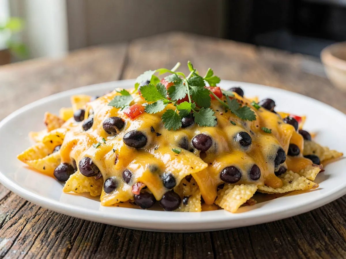 Microwave Cheesy Nachos