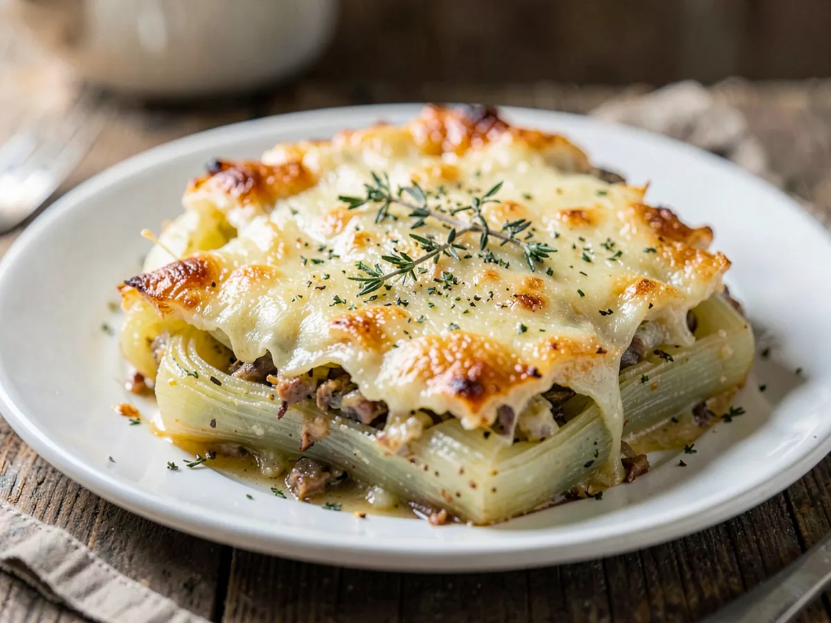 Baked Parmesan Fennel Gratin