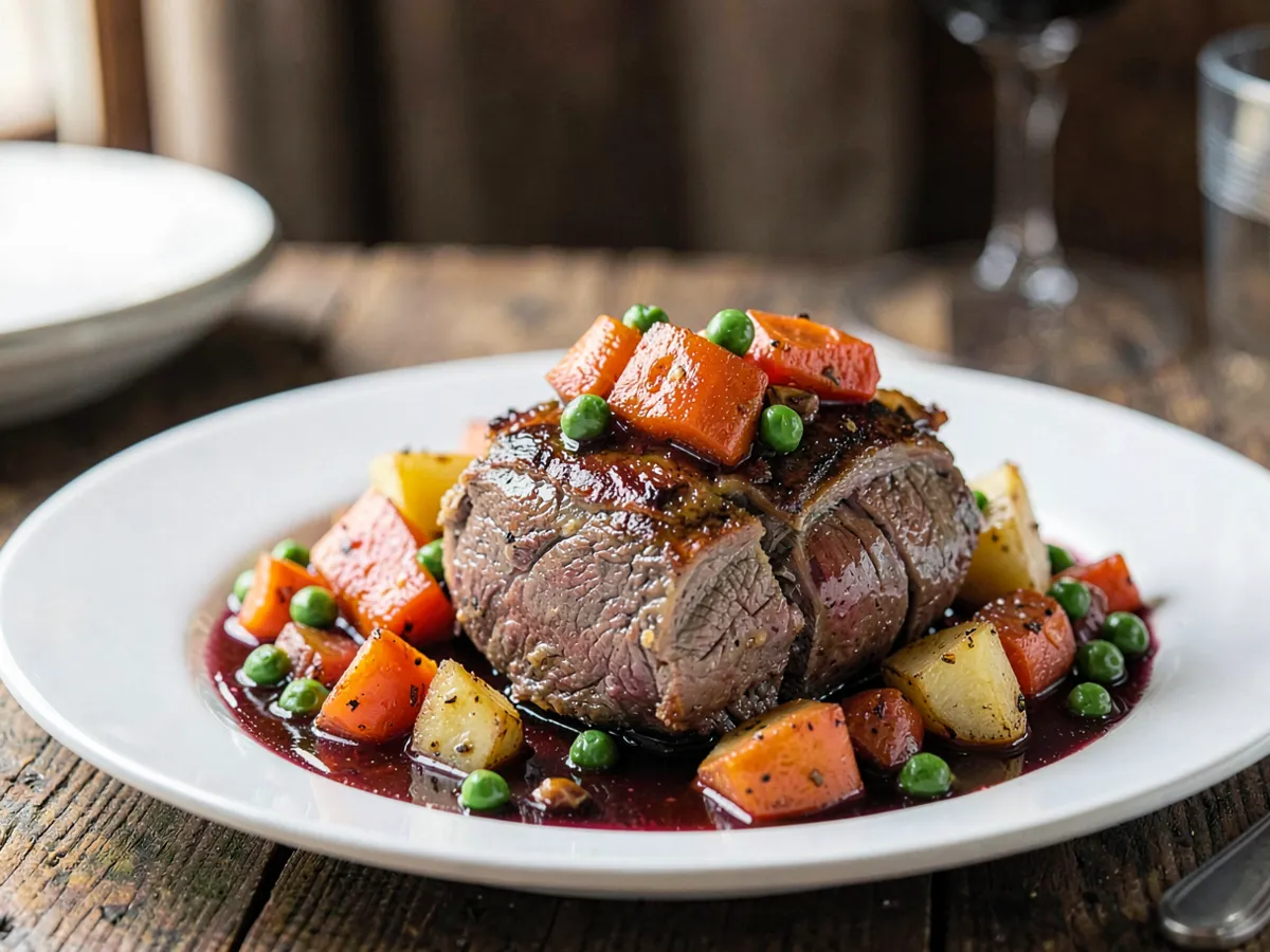 Braised Lamb Shoulder Navarin