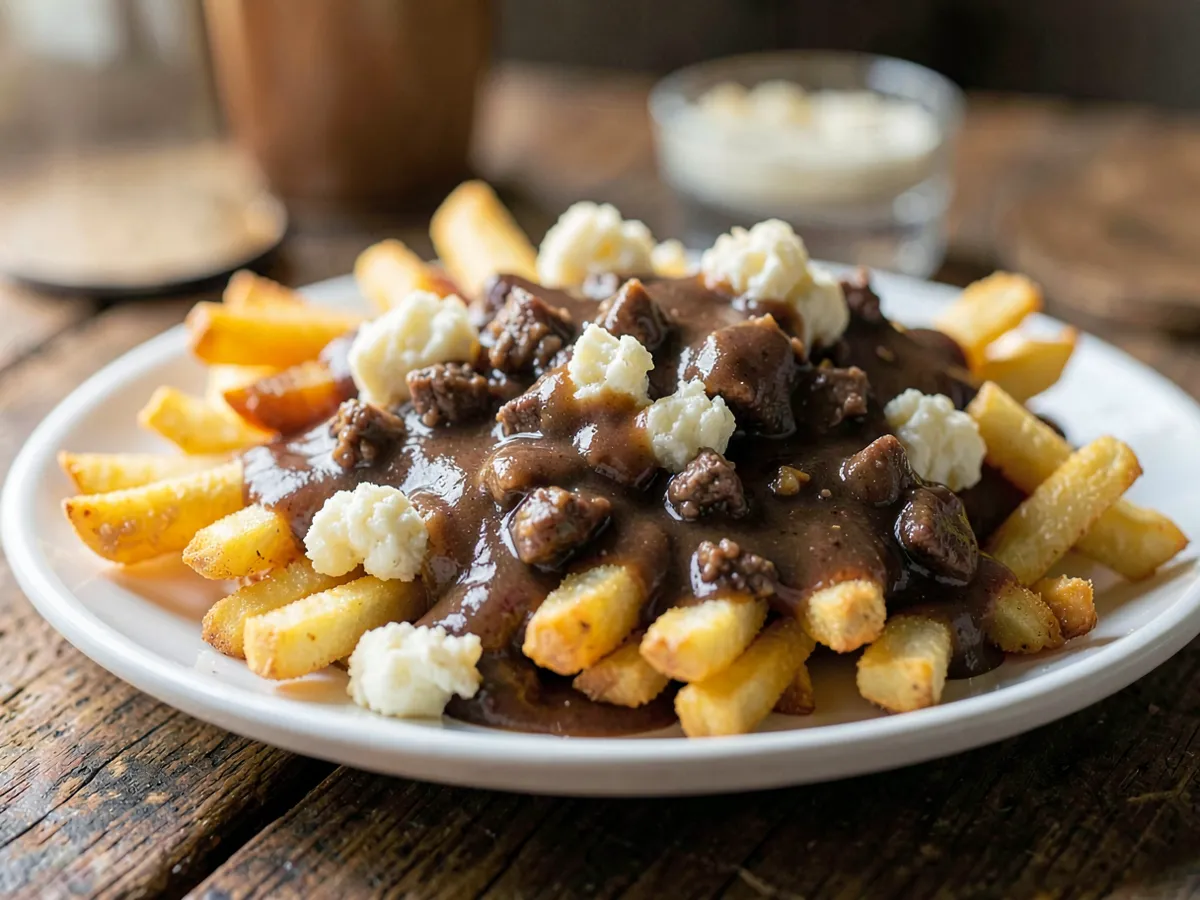 Classic Poutine with Beef Gravy