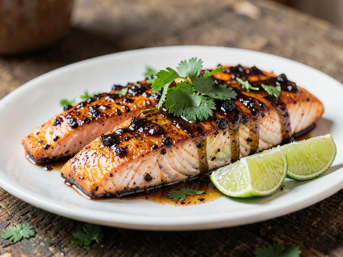 Chipotle Honey Glazed Salmon