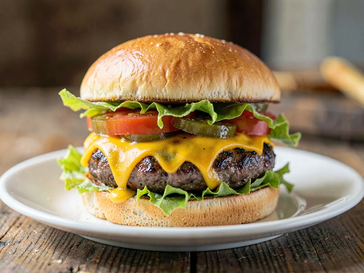 Classic American Cheeseburger