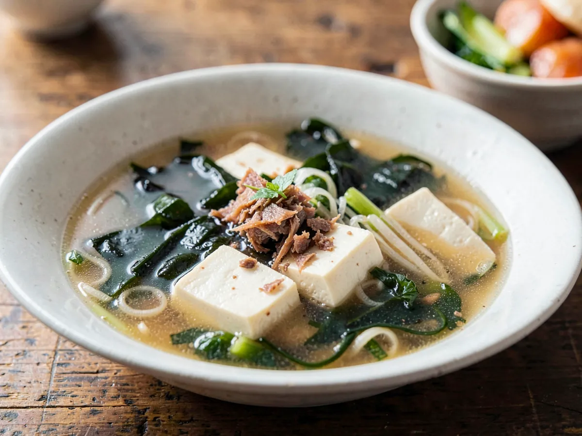 Classic Miso Soup with Bonito Dashi
