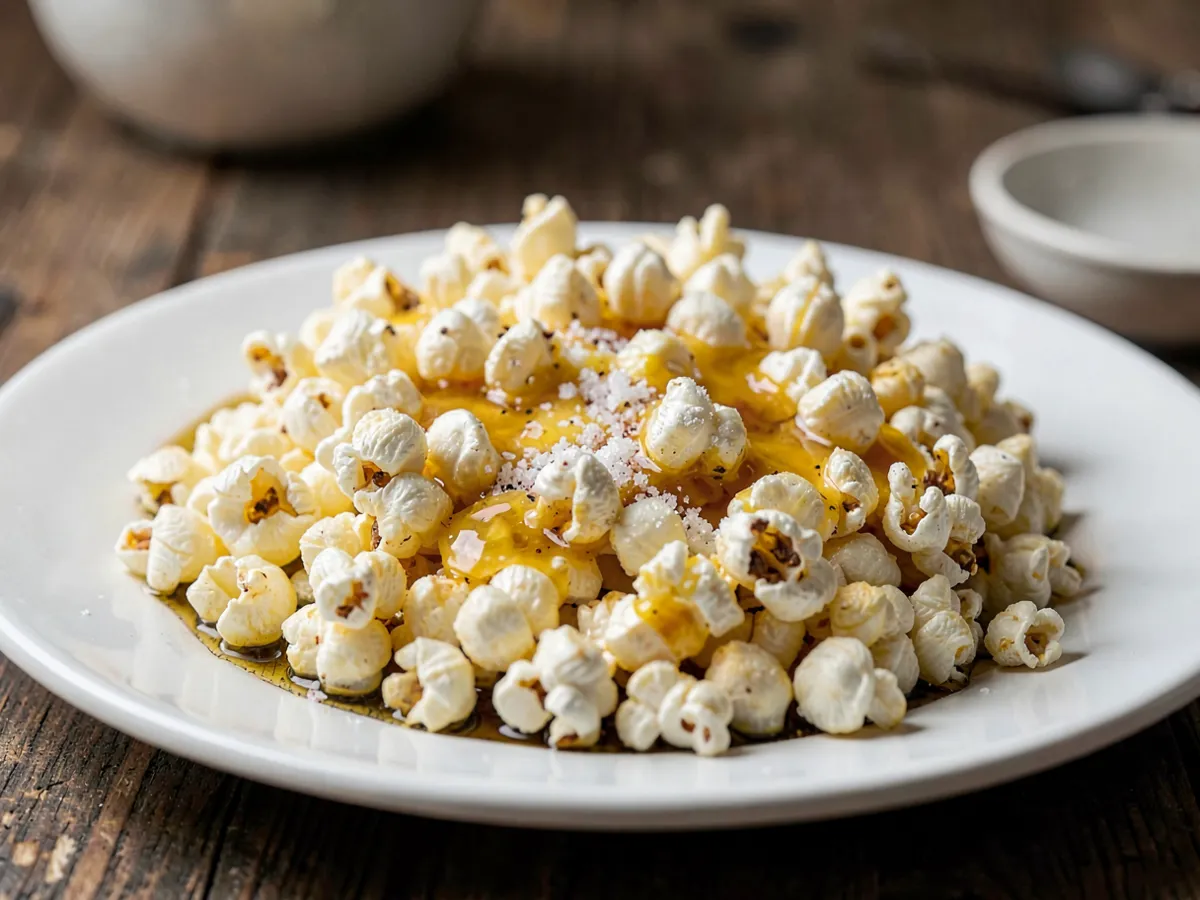 Classic Stovetop Buttered Popcorn