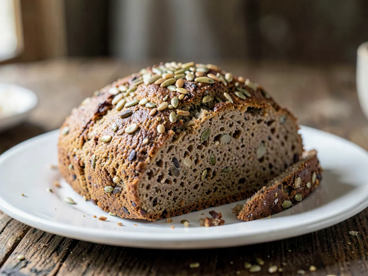 German Flaxseed Rye Bread