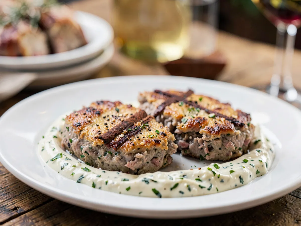 Greek Lamb Keftedes with Yogurt Sauce