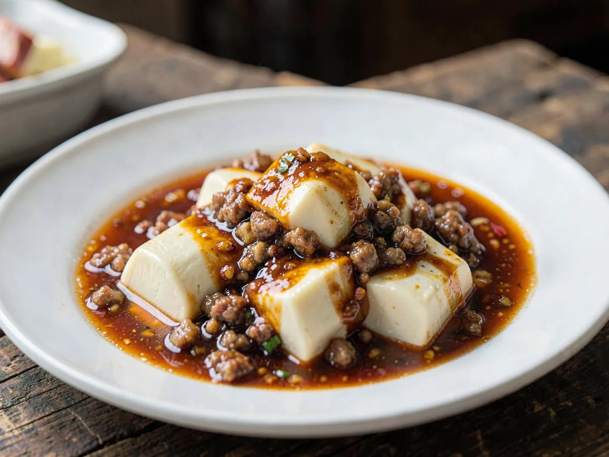 Mapo Tofu with Silken Tofu
