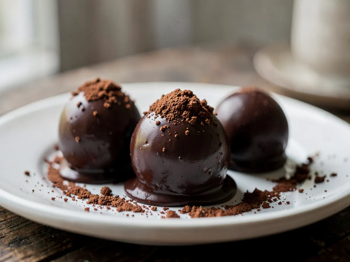 Dark Chocolate Truffles