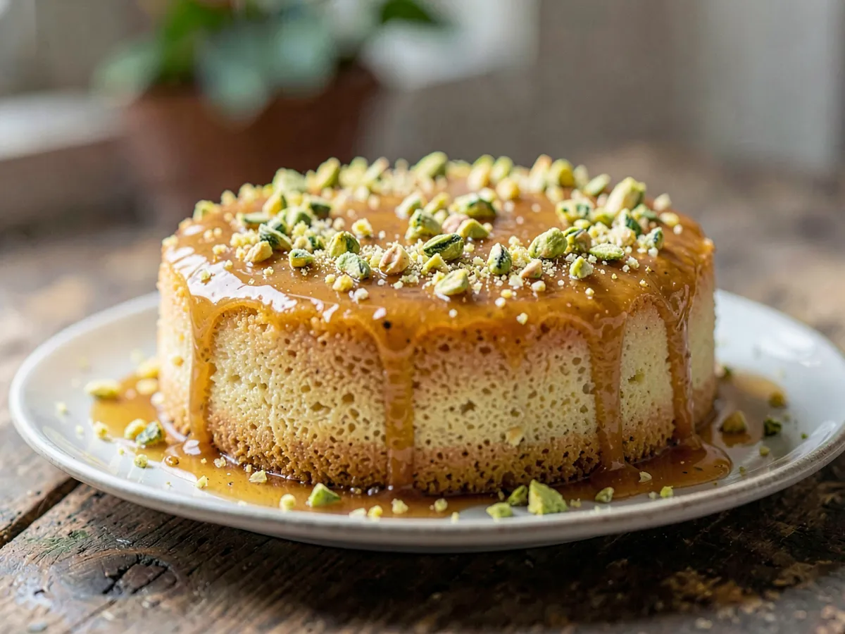 Orange Blossom Syrup Cake