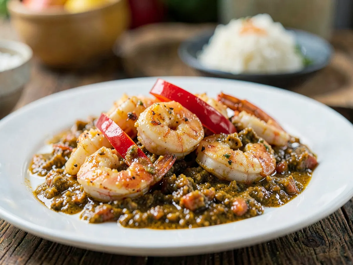 Panang Curry Shrimp