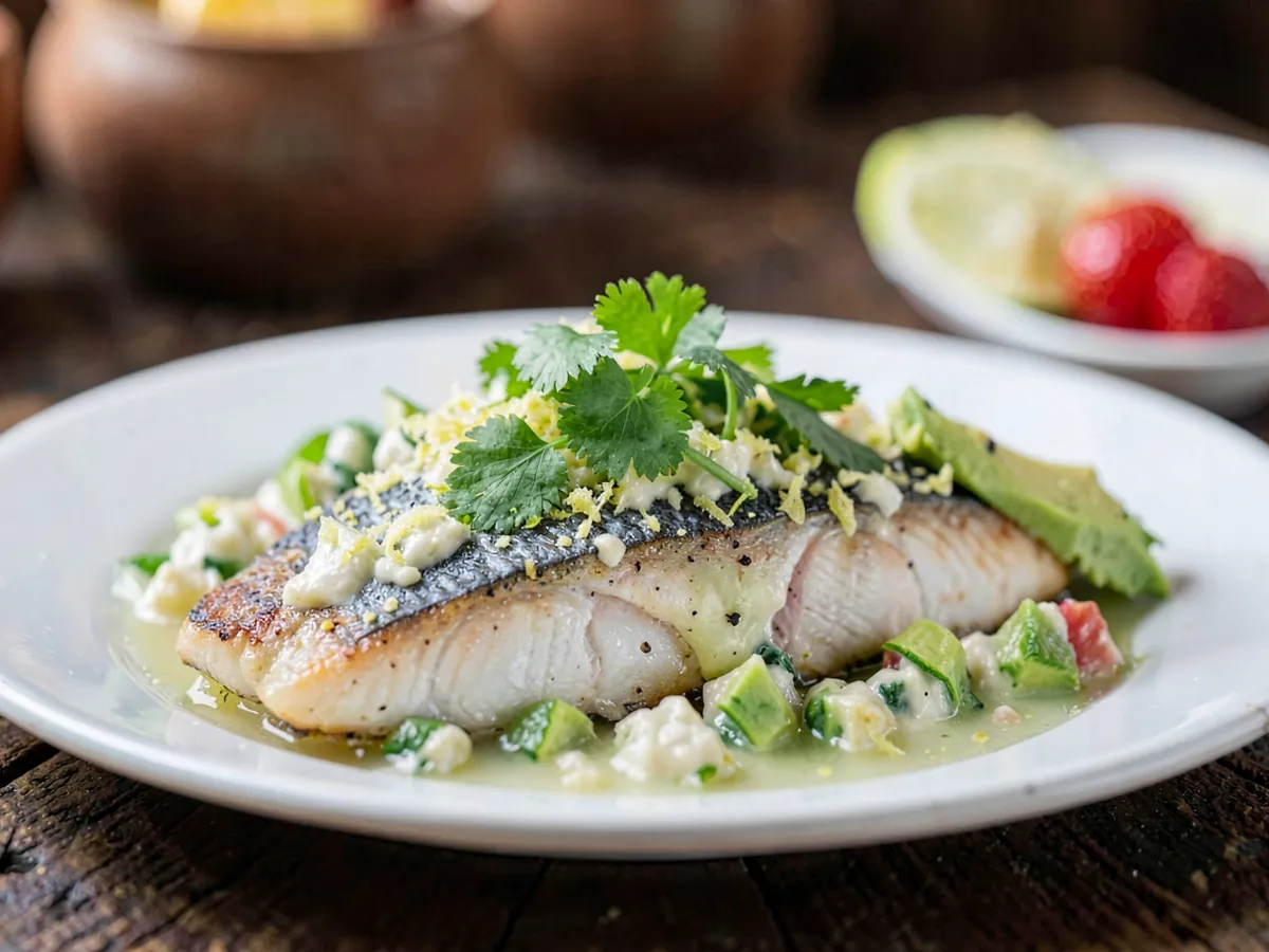 Sea Bass Ceviche with Lime Zest