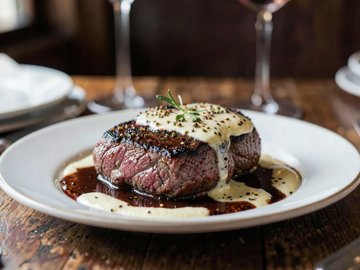 Steak au Poivre with Beef Sirloin