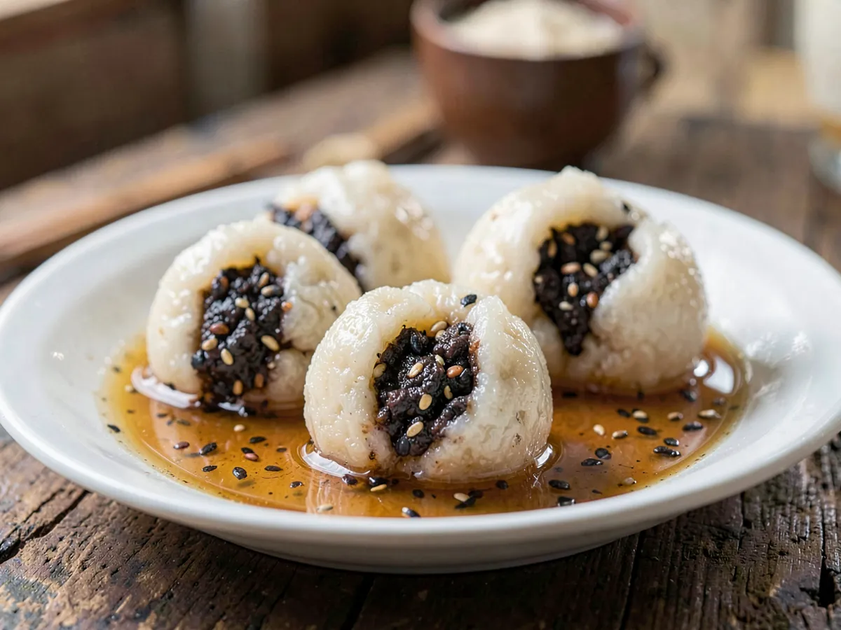 Tangyuan — Sweet Rice Balls in Ginger Syrup