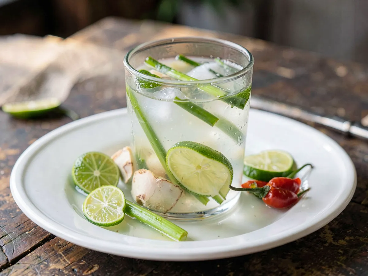 Thai Coconut Water & Lemongrass Broth