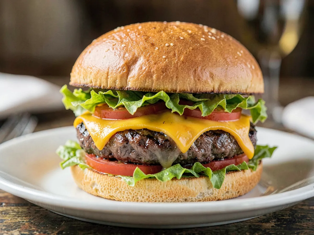 Hamburguesa de ternera clásica