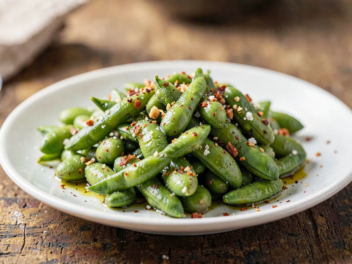 High-Protein Steamed Edamame Snack