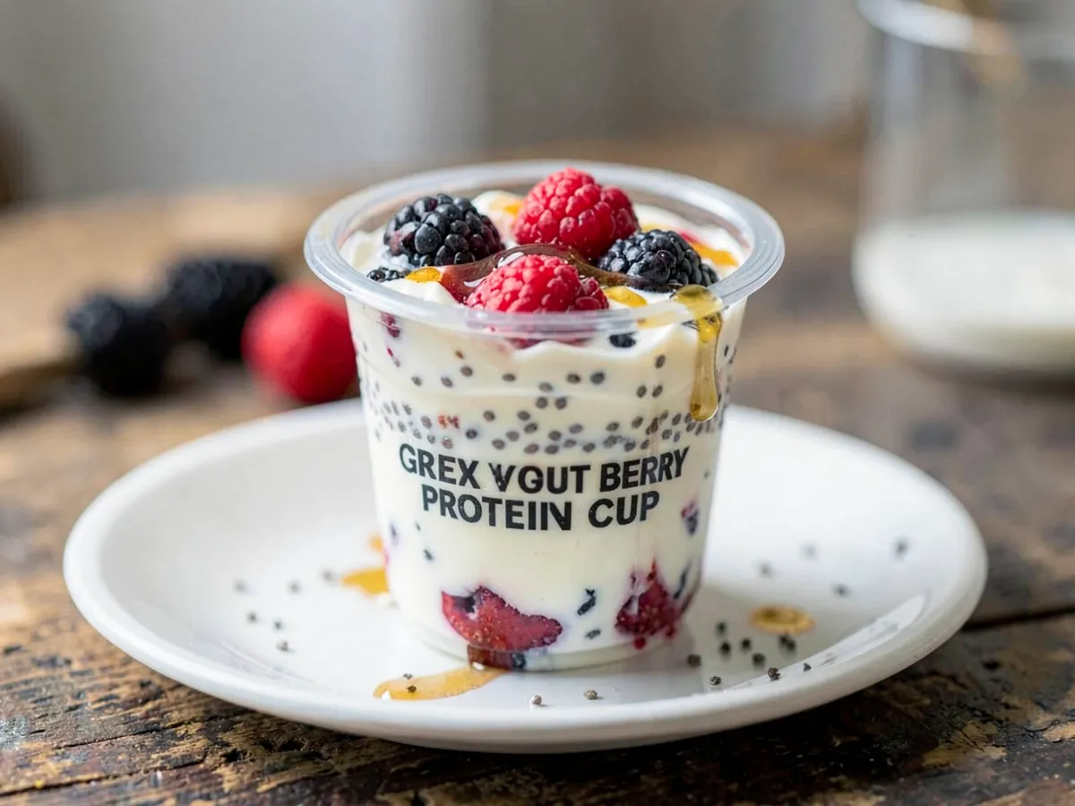 Greek Yogurt Berry Protein Cup