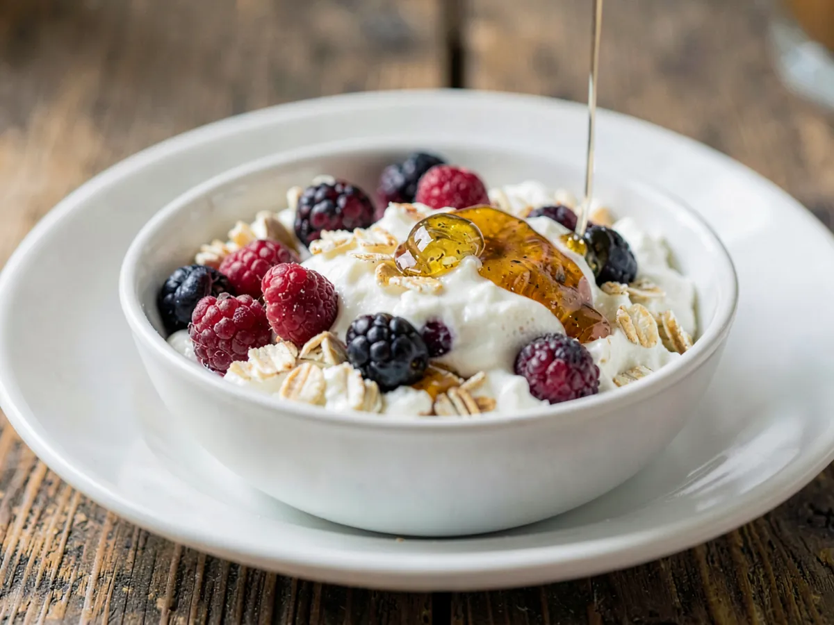 High-Protein Cottage Cheese Oat Bowl