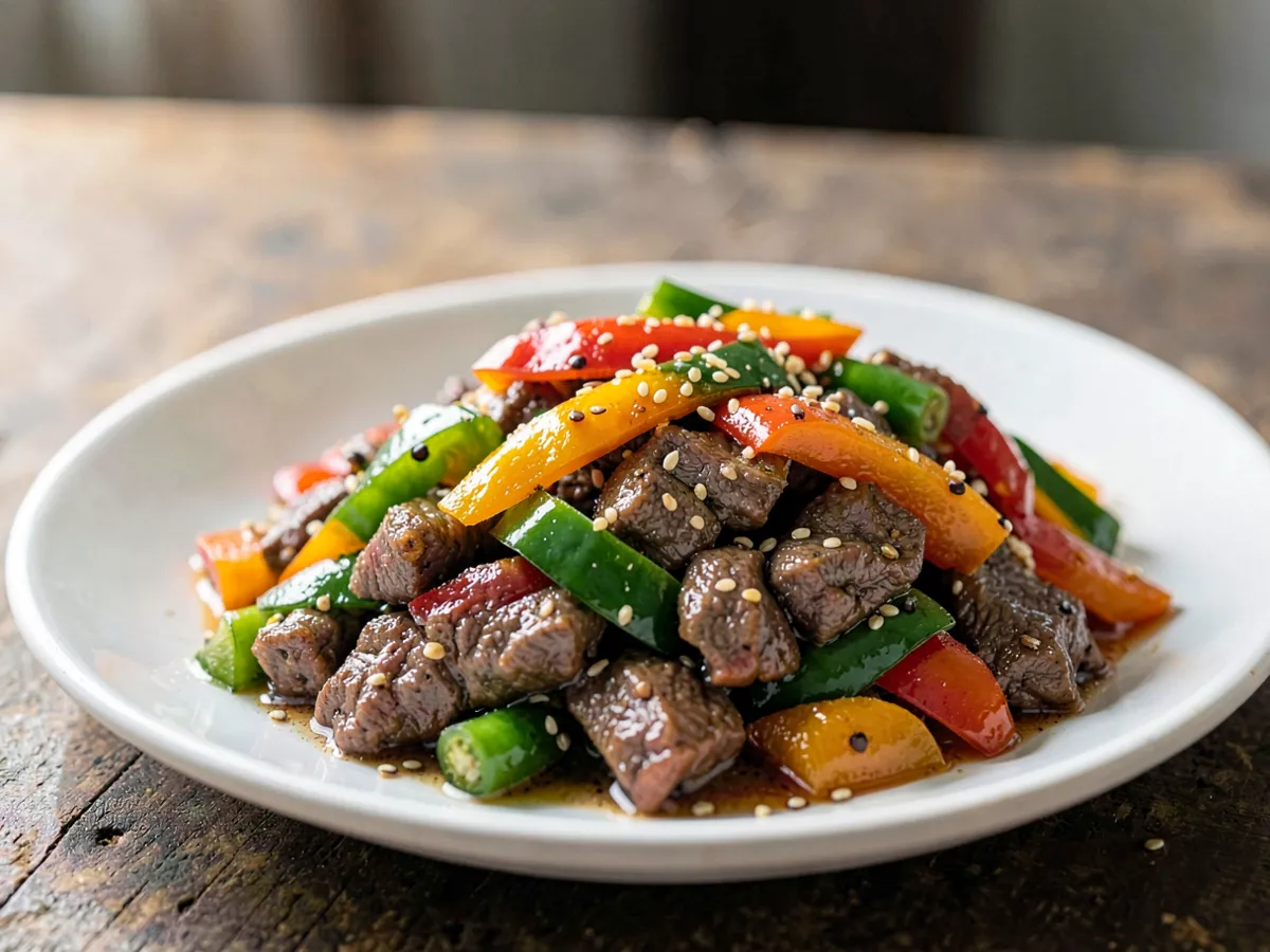 Quick Lean Beef & Pepper Stir-Fry