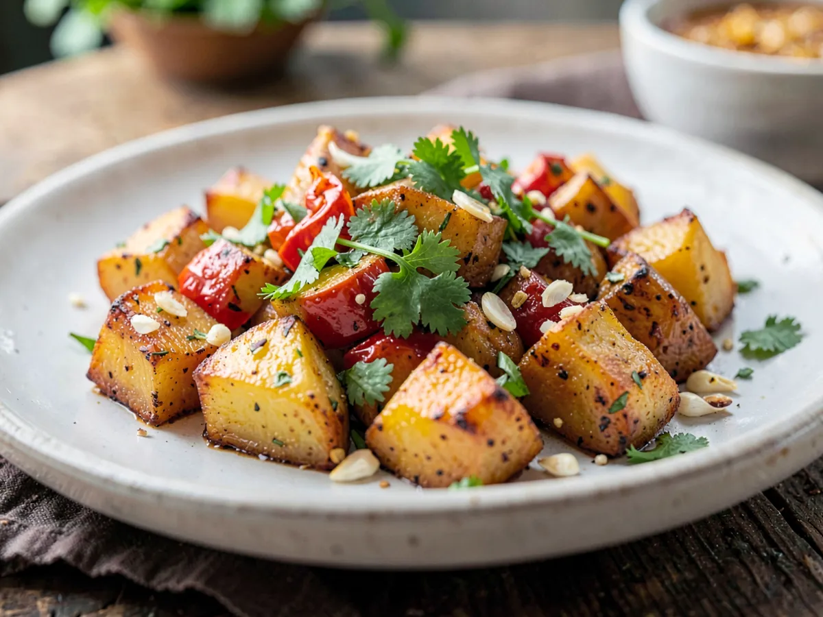 Batata Harra (Lebanese Spicy Potatoes)