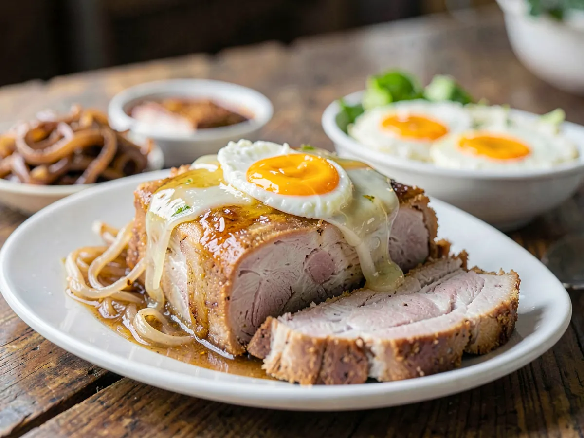 Cha Trung Hap (Steamed Pork and Egg Loaf)