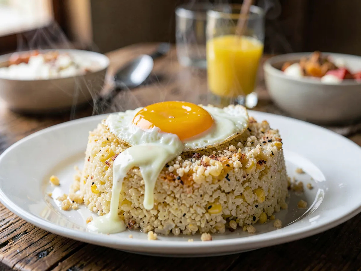 Cuscuz Nordestino (Brazilian Steamed Corn Cake)