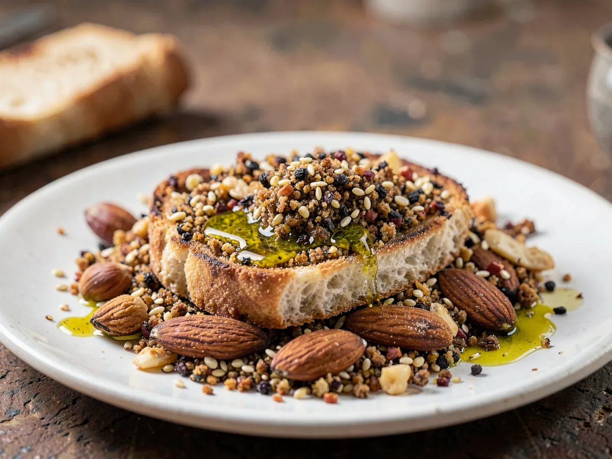 Dukkah (Egyptian Toasted Nut and Seed Blend)