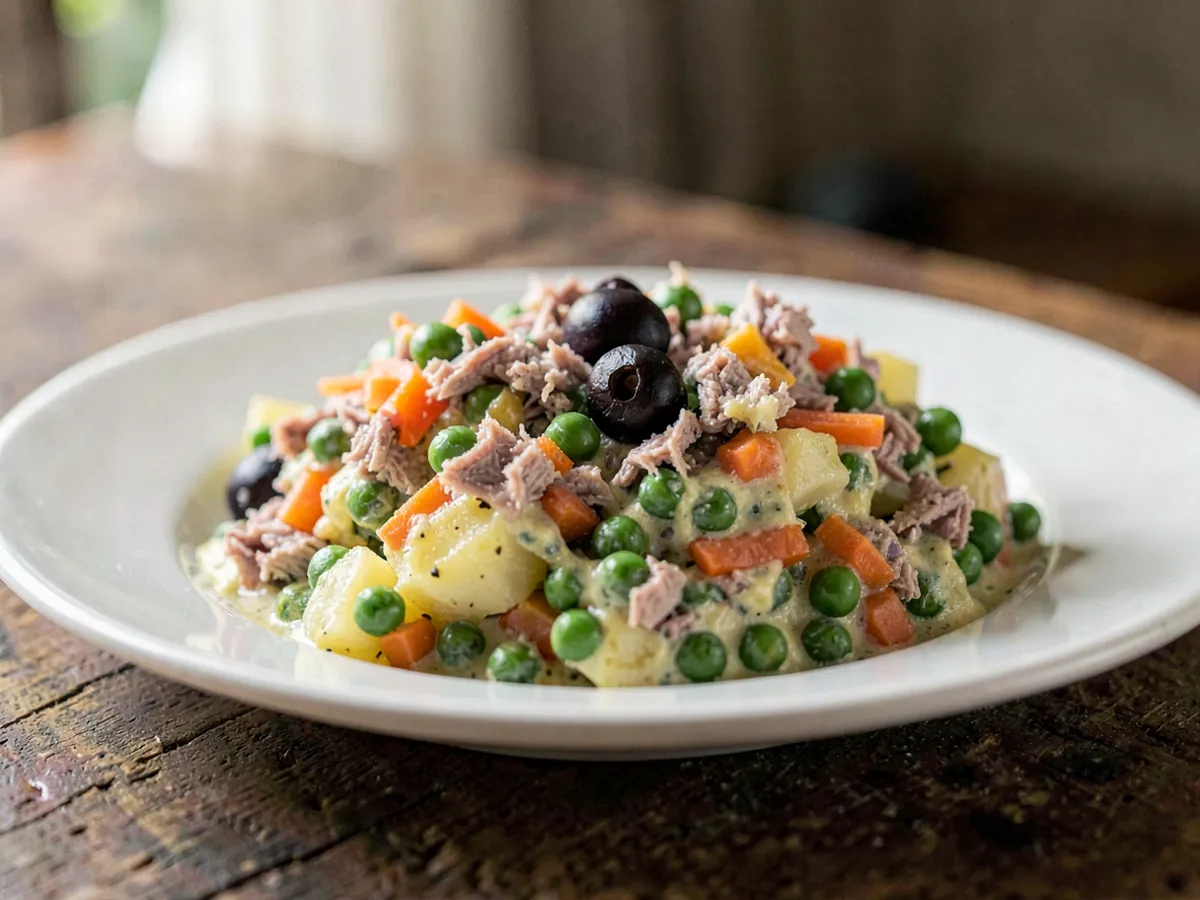 Ensaladilla Rusa (Spanish Tuna and Potato Salad)