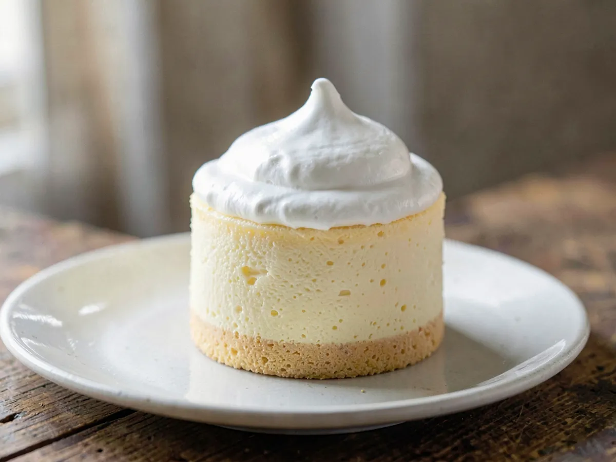 Tarta de queso japonesa suflé