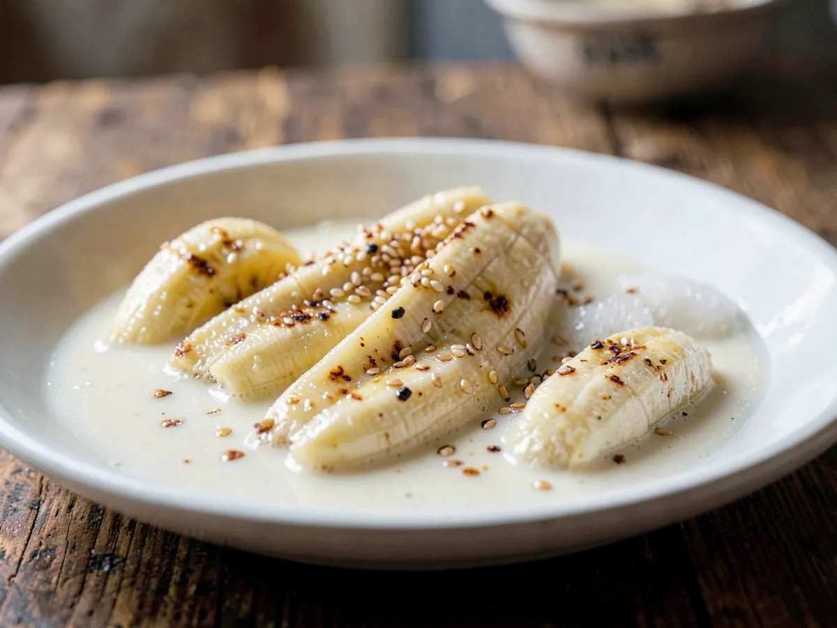 Kluay Buat Chi (Bananas in Sweet Coconut Milk)
