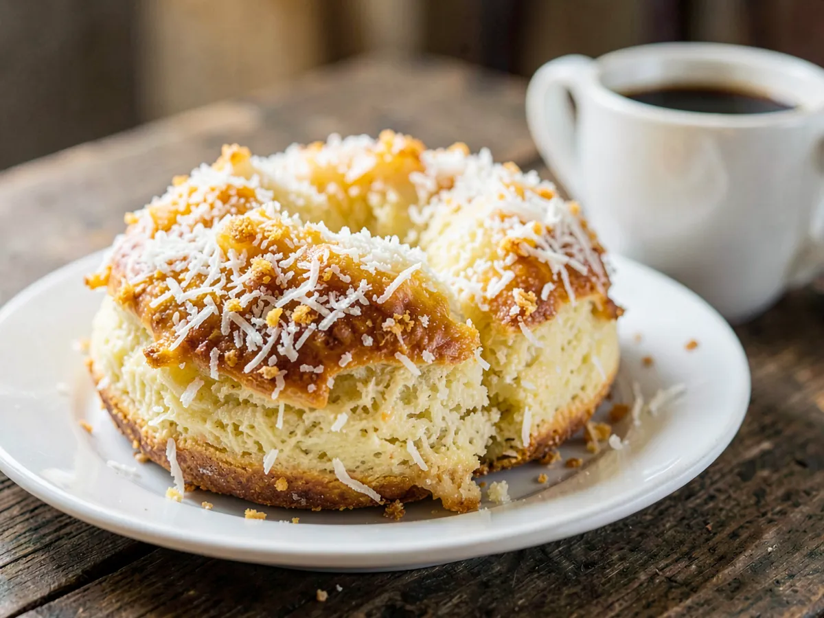 Pão de Deus (Portuguese Coconut Sweet Buns)