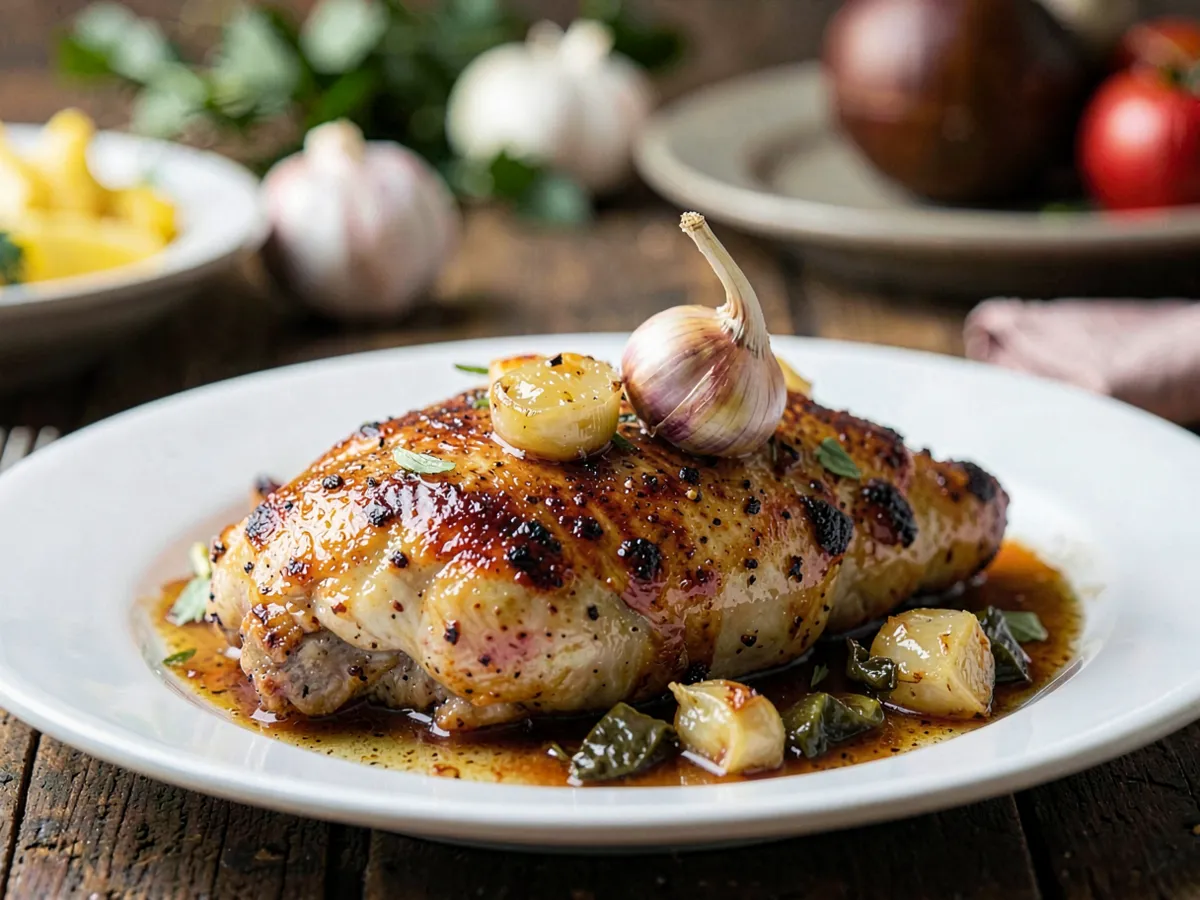 Pollo al Ajillo (Spanish Garlic Chicken)