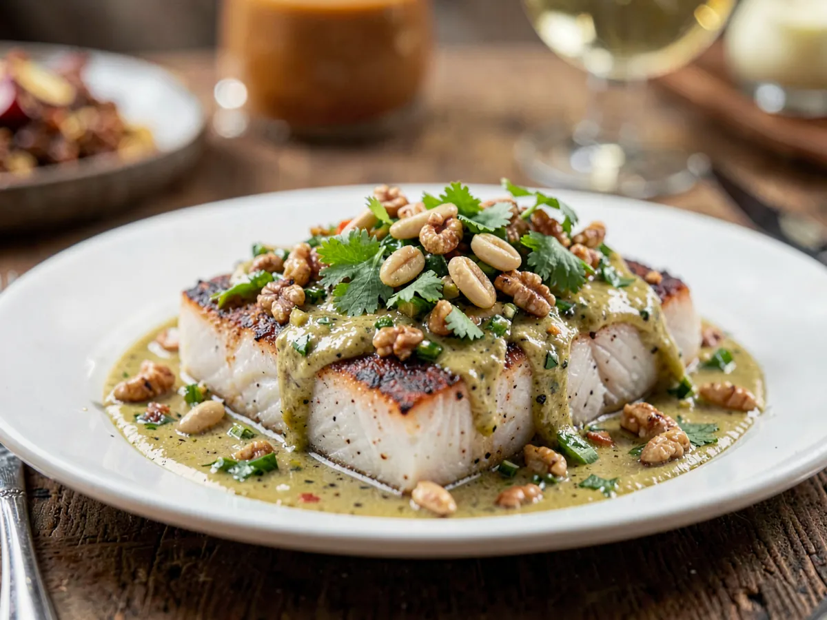 Samke Harra (Lebanese Spicy Baked Fish)
